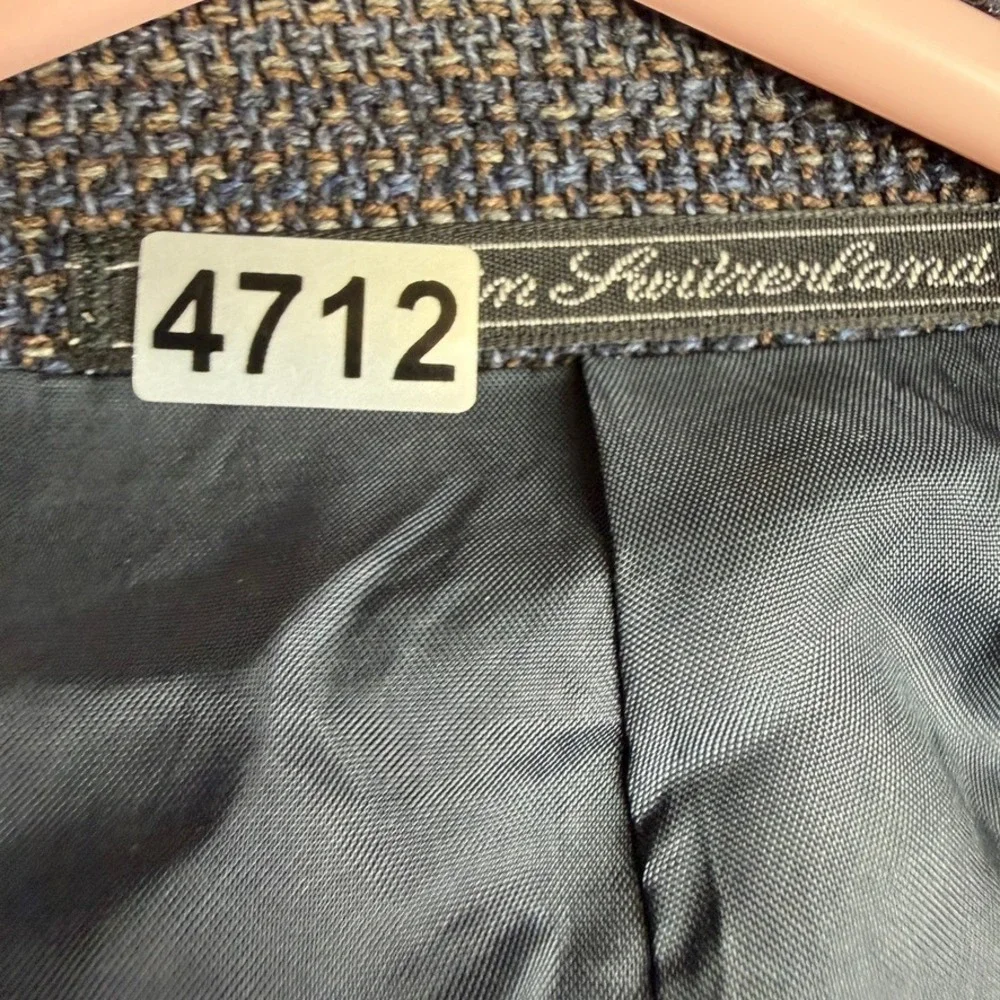 John Varvatos‎ USA Gray Pinstripe Two Button Blazer Jacket Men's